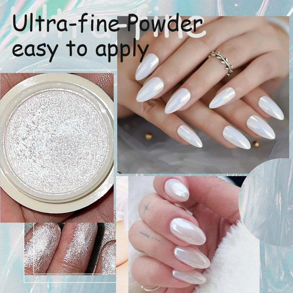 کیت پودر کروم ناخن Azonee، پودر ناخن برای ناخن های ژلی، سفید، بنفش، زرد با جلوه کروم آینه ای، برای تزئین لاک ناخن، 3 عدد کیت پودر کروم ناخن Azonee، پودر ناخن برای ناخن های ژلی، سفید، بنفش، زرد با جلوه کروم آینه ای، برای تزئین لاک ناخن، 3 عدد