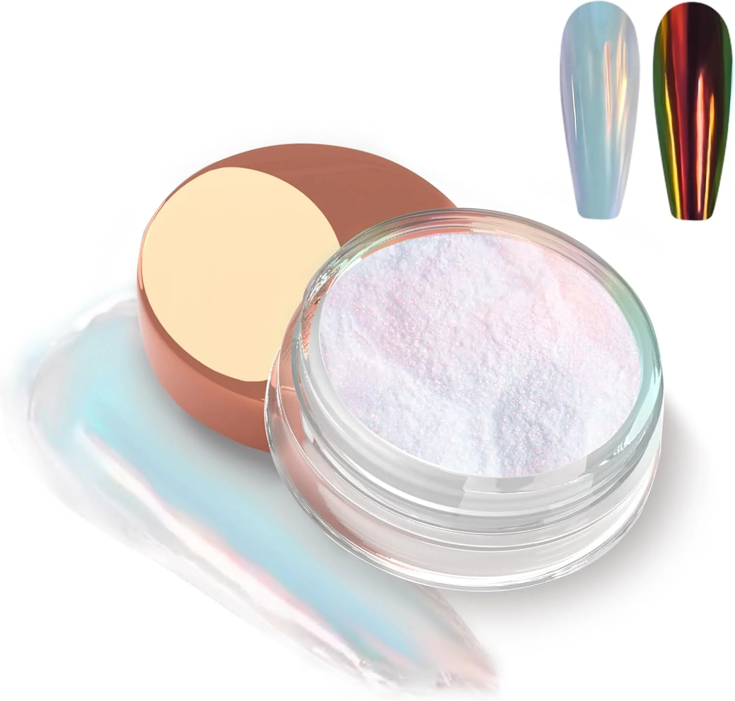 پودر کروم ناخن تک شاخ Allstarry، پودر کروم ناخن مرواریدی سفید رنگین کمانی Aurora Mermaid، پودر پری دریایی اکلیلی برای هنر ناخن، مانیکور، لاک ژل - Sunset Field پودر کروم ناخن تک شاخ Allstarry، پودر کروم ناخن مرواریدی سفید رنگین کمانی Aurora Mermaid، پودر پری دریایی اکلیلی برای هنر ناخن، مانیکور، لاک ژل - Sunset Field