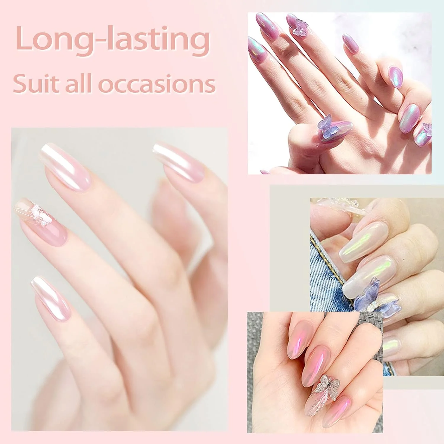 پودر ناخن کروم Allstarry با جلوه آینه ای متالیک، رنگدانه صدفی رنگین کمانی، کیت پودر اکلیل مرواریدی پری دریایی برای تزئین ناخن با لاک ژل، کاردستی رزین - بنفش سبز زمردی پودر ناخن کروم Allstarry با جلوه آینه ای متالیک، رنگدانه صدفی رنگین کمانی، کیت پودر اکلیل مرواریدی پری دریایی برای تزئین ناخن با لاک ژل، کاردستی رزین - بنفش سبز زمردی