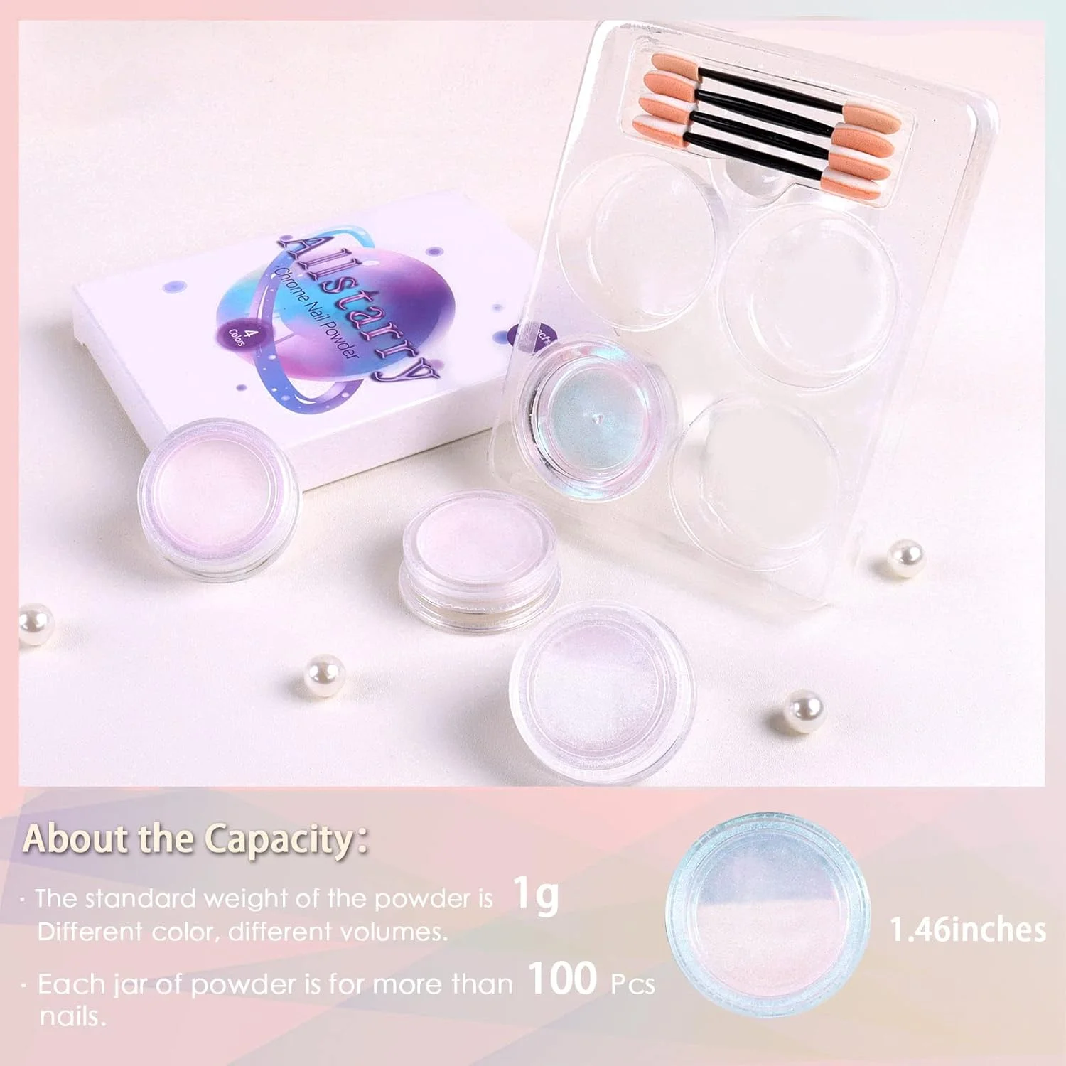 پودر ناخن کروم Allstarry با جلوه آینه ای متالیک، رنگدانه صدفی رنگین کمانی، کیت پودر اکلیل مرواریدی پری دریایی برای تزئین ناخن با لاک ژل، کاردستی رزین - بنفش سبز زمردی پودر ناخن کروم Allstarry با جلوه آینه ای متالیک، رنگدانه صدفی رنگین کمانی، کیت پودر اکلیل مرواریدی پری دریایی برای تزئین ناخن با لاک ژل، کاردستی رزین - بنفش سبز زمردی