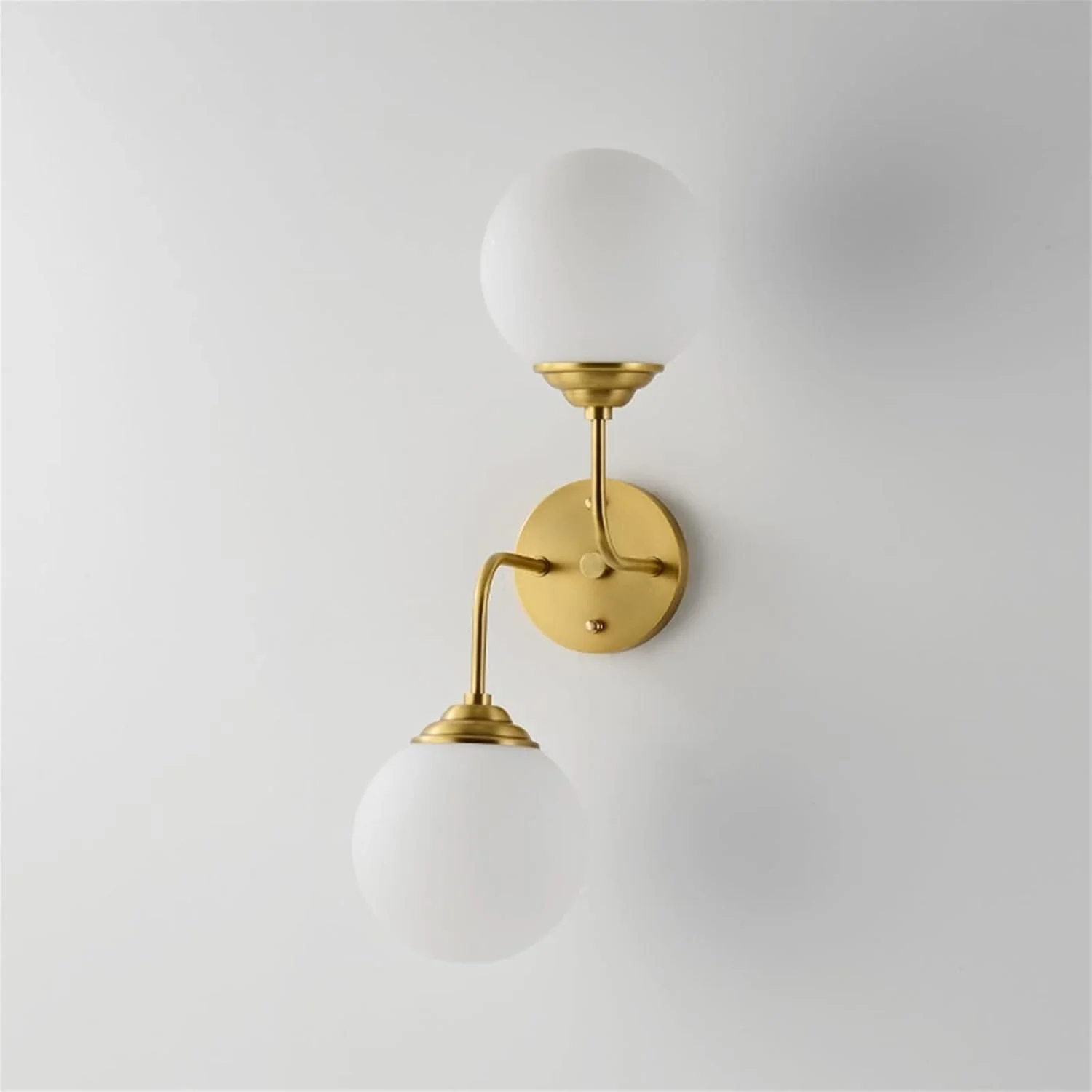 چراغ دیواری اروپایی، مدرن و مینیمالیستی، مناسب اتاق خواب، چراغ دیواری تمام مسی - چراغ دیواری شیشه ای تک سر و دو سر راهرو با منبع نور G9، ng چراغ دیواری اروپایی، مدرن و مینیمالیستی، مناسب اتاق خواب، چراغ دیواری تمام مسی - چراغ دیواری شیشه ای تک سر و دو سر راهرو با منبع نور G9، ng