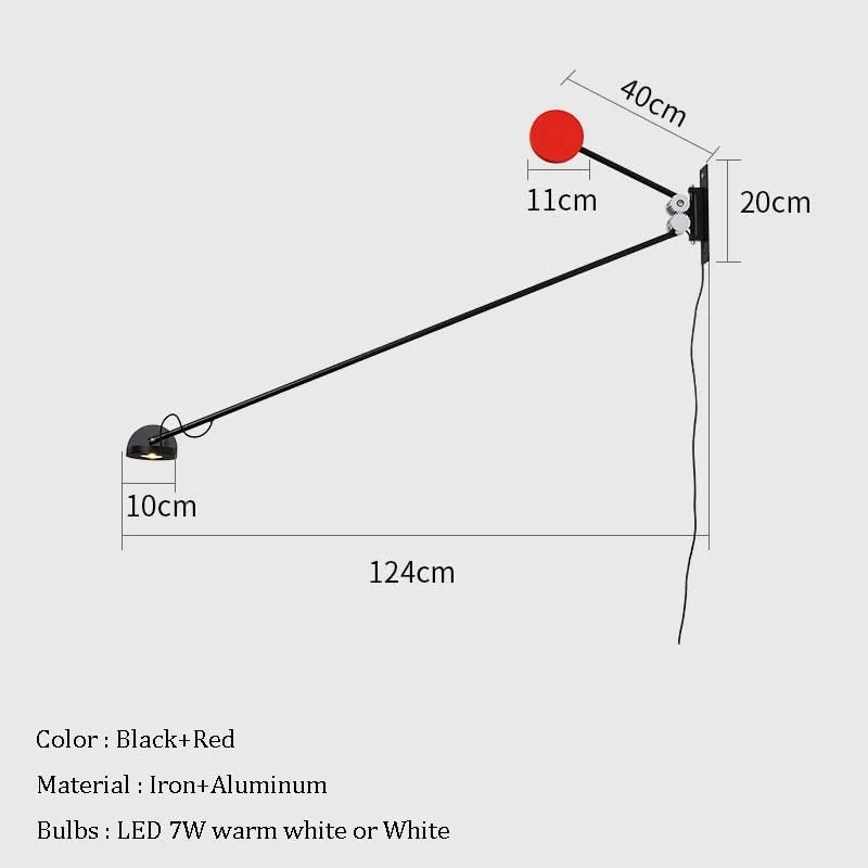 چراغ دیواری قابل تنظیم XYTUJIK با بازوی چرخشی، چراغ دیواری LED بلند با دوشاخه، چراغ کنار تختی اتاق، چراغ دیواری لمسی چراغ دیواری قابل تنظیم XYTUJIK با بازوی چرخشی، چراغ دیواری LED بلند با دوشاخه، چراغ کنار تختی اتاق، چراغ دیواری لمسی