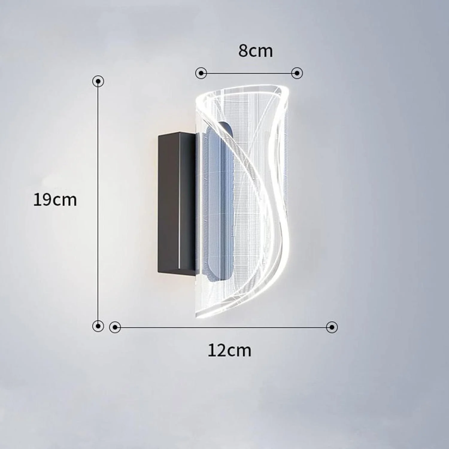 چراغ آینه آرایشی TIANDFY چراغ های دیواری داخلی LED چراغ دیواری اتاق خواب اتاق نشیمن چراغ دیواری آکریلیک مارپیچ Arandela Parede Interna چراغ آینه آرایشی TIANDFY چراغ های دیواری داخلی LED چراغ دیواری اتاق خواب اتاق نشیمن چراغ دیواری آکریلیک مارپیچ Arandela Parede Interna