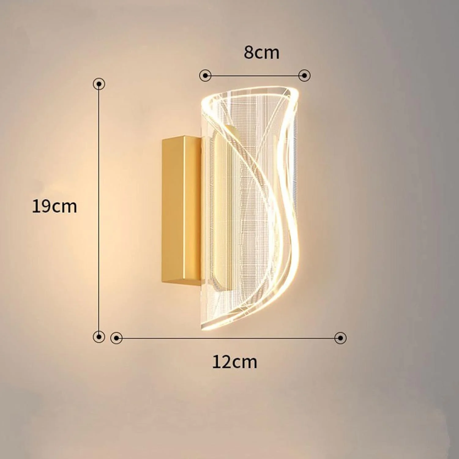 چراغ آینه آرایشی TIANDFY چراغ های دیواری داخلی LED چراغ دیواری اتاق خواب اتاق نشیمن چراغ دیواری آکریلیک مارپیچ Arandela Parede Interna چراغ آینه آرایشی TIANDFY چراغ های دیواری داخلی LED چراغ دیواری اتاق خواب اتاق نشیمن چراغ دیواری آکریلیک مارپیچ Arandela Parede Interna