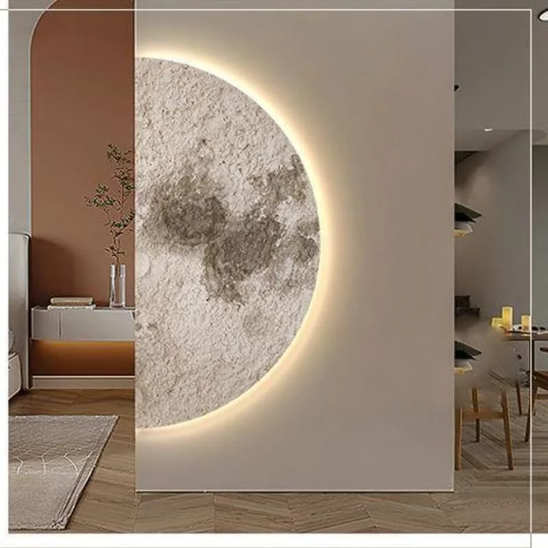 چراغ دیواری مدرن XYTUJIK طرح ماه، چراغ LED انتزاعی برای راهرو، اتاق خواب، اتاق نشیمن، چراغ دیواری برای مطالعه، راهرو، اتاق غذاخوری، بالکن چراغ دیواری مدرن XYTUJIK طرح ماه، چراغ LED انتزاعی برای راهرو، اتاق خواب، اتاق نشیمن، چراغ دیواری برای مطالعه، راهرو، اتاق غذاخوری، بالکن