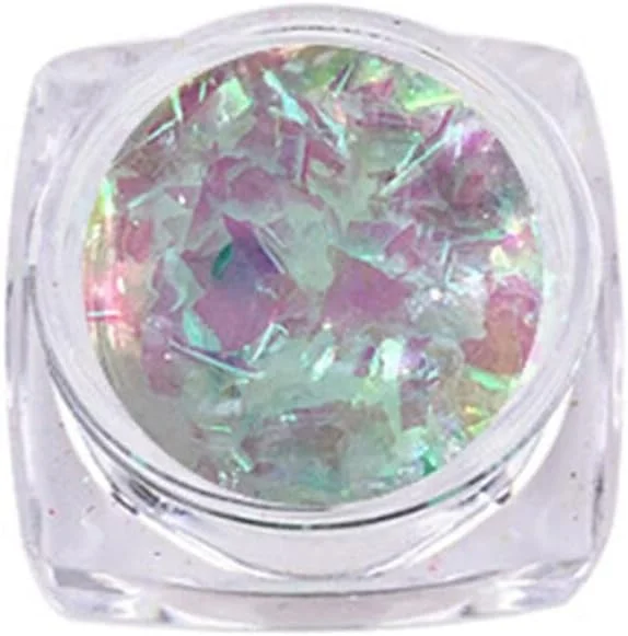 پودر ناخن 2 گرمی / جعبه، پودر آینه ای رنگین کمانی جذاب برای طراحی ناخن، پیگمنت کروم براق شماره 5# پودر ناخن 2 گرمی / جعبه، پودر آینه ای رنگین کمانی جذاب برای طراحی ناخن، پیگمنت کروم براق شماره 5#