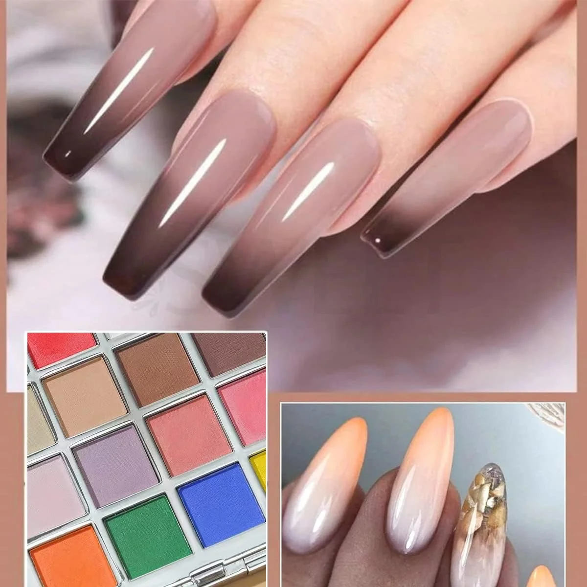 پودر گرادینت ناخن، 16 رنگ پودر کروم آینه ای جادویی جامد، پودر اکلیل ناخن، پودر رنگدانه ناخن برای تزئین ناخن با لاک ژل (میکس-A) پودر گرادینت ناخن، 16 رنگ پودر کروم آینه ای جادویی جامد، پودر اکلیل ناخن، پودر رنگدانه ناخن برای تزئین ناخن با لاک ژل (میکس-A)