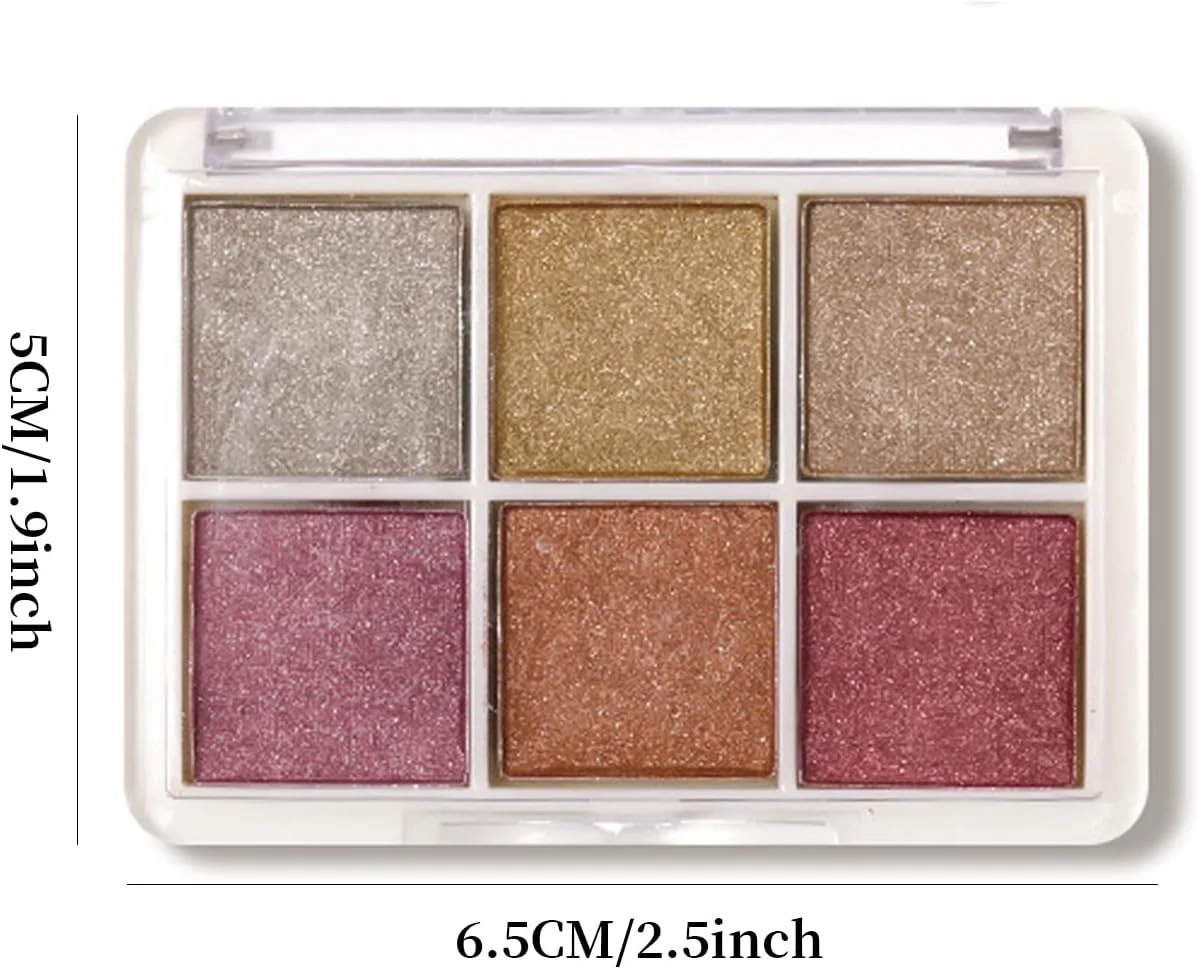 پودر کروم ناخن، مجموعه 6 رنگ پودر اکلیل ناخن ژلیش، پودر رنگدانه متالیک طراحی ناخن با برس های اسفنجی ناخن برای تزئین ناخن (B) پودر کروم ناخن، مجموعه 6 رنگ پودر اکلیل ناخن ژلیش، پودر رنگدانه متالیک طراحی ناخن با برس های اسفنجی ناخن برای تزئین ناخن (B)