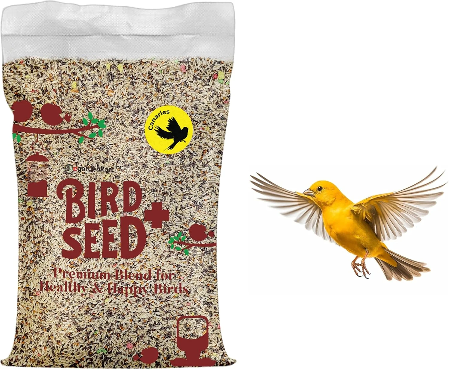 غذای پرنده قناری ممتاز ایی گاردن کارت - ترکیبی غنی از مواد مغذی برای پرهای شاداب و سلامتی (30 کیلوگرم)