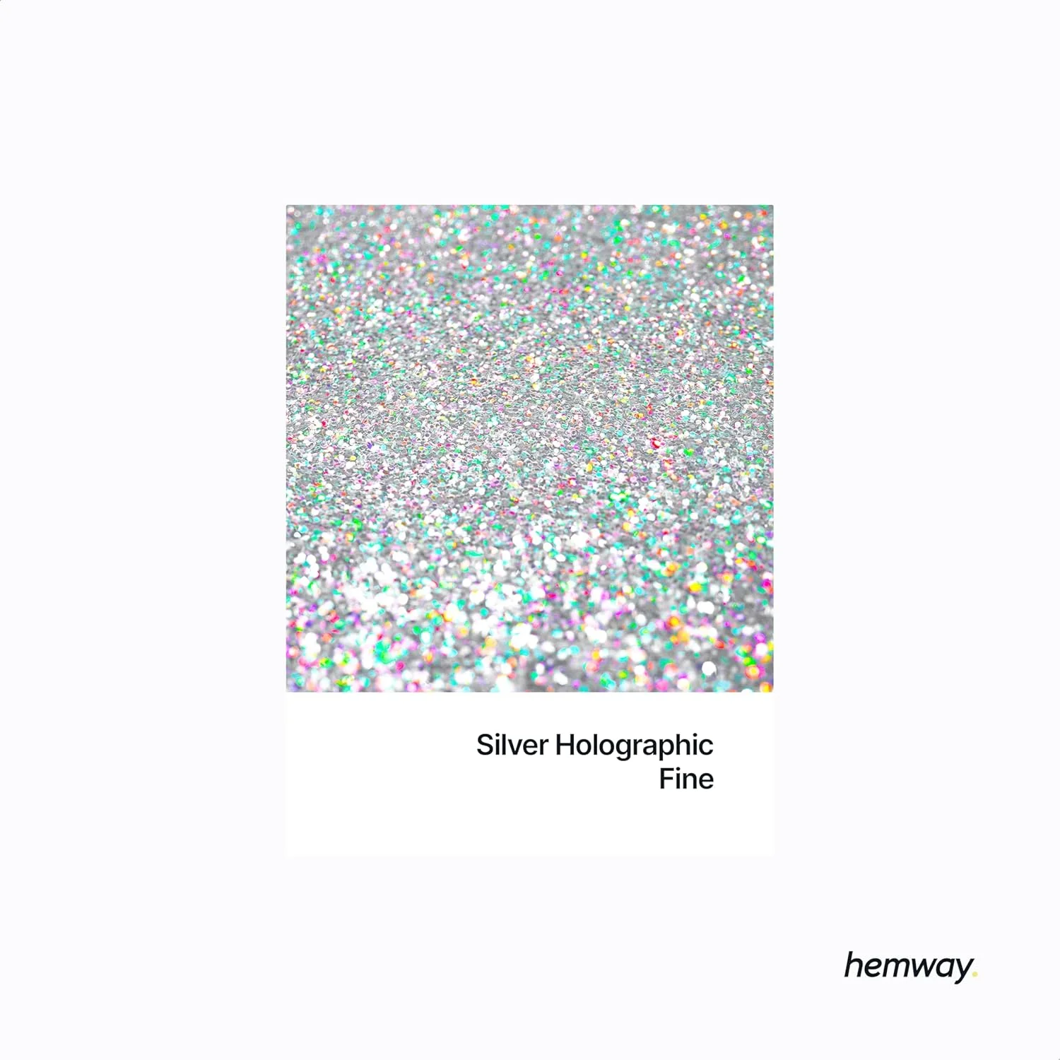 اکلیل نقره ای هولوگرافیک هموی، ریز، 130 گرم / 4.6 اونس، پودر متالیک، پولک اکلیلی برای لیوان های اپوکسی، مو، صورت، بدن، چشم، هنر ناخن، جشنواره