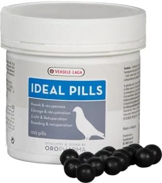 Versele-Laga Ideal Pills for Birds, 100 Count, Enhances Vitality, Digestion, and Health