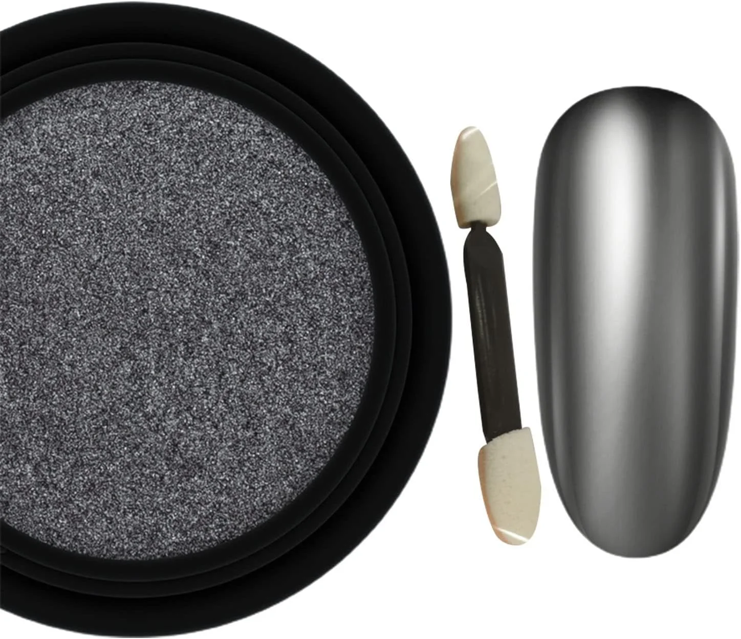 برچسب های طراحی ناخن YAYOYO پودر اکلیل دار رنگ متالیک بادوام، پودر پیگمنت آینه ای ناخن، پولیش ناخن ظریف برچسب های طراحی ناخن YAYOYO پودر اکلیل دار رنگ متالیک بادوام، پودر پیگمنت آینه ای ناخن، پولیش ناخن ظریف