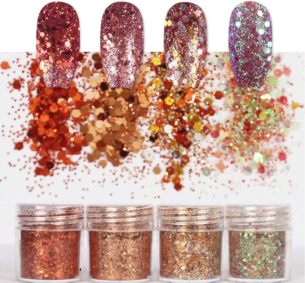 اکلیل ناخن YHRY، 12 رنگ پودر اکریلیک طراحی ناخن، پولک های مخلوط، پولک های مسی یکپارچهسازی با سیستم عامل، نوک براق 120 گرمی برای لاک ژل، صورت، چشم، بدن، مو، جواهرات، رزین اکلیل ناخن YHRY، 12 رنگ پودر اکریلیک طراحی ناخن، پولک های مخلوط، پولک های مسی یکپارچهسازی با سیستم عامل، نوک براق 120 گرمی برای لاک ژل، صورت، چشم، بدن، مو، جواهرات، رزین