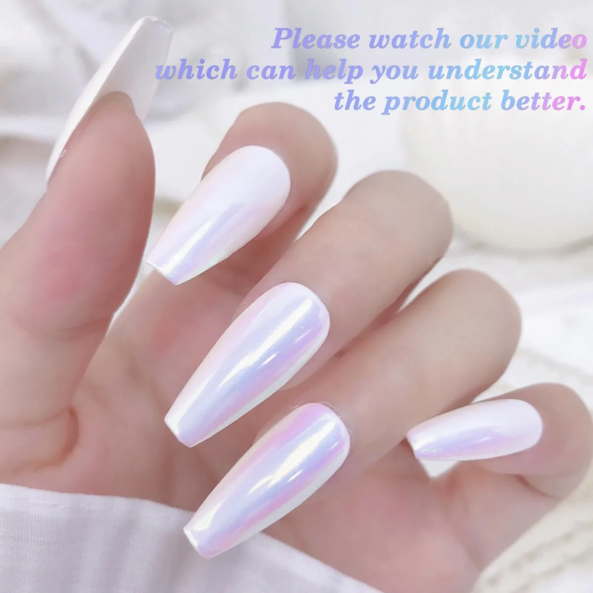 پودر کروم ناخن تک شاخ، یک شیشه پودر مرواریدی رنگین کمانی با جلوه آینه ای متالیک، پودر اکلیل سفید صدفی پری دریایی، پودر رنگدانه شفق قطبی برای طراحی و تزئین ناخن به همراه ابزار پودر کروم ناخن تک شاخ، یک شیشه پودر مرواریدی رنگین کمانی با جلوه آینه ای متالیک، پودر اکلیل سفید صدفی پری دریایی، پودر رنگدانه شفق قطبی برای طراحی و تزئین ناخن به همراه ابزار