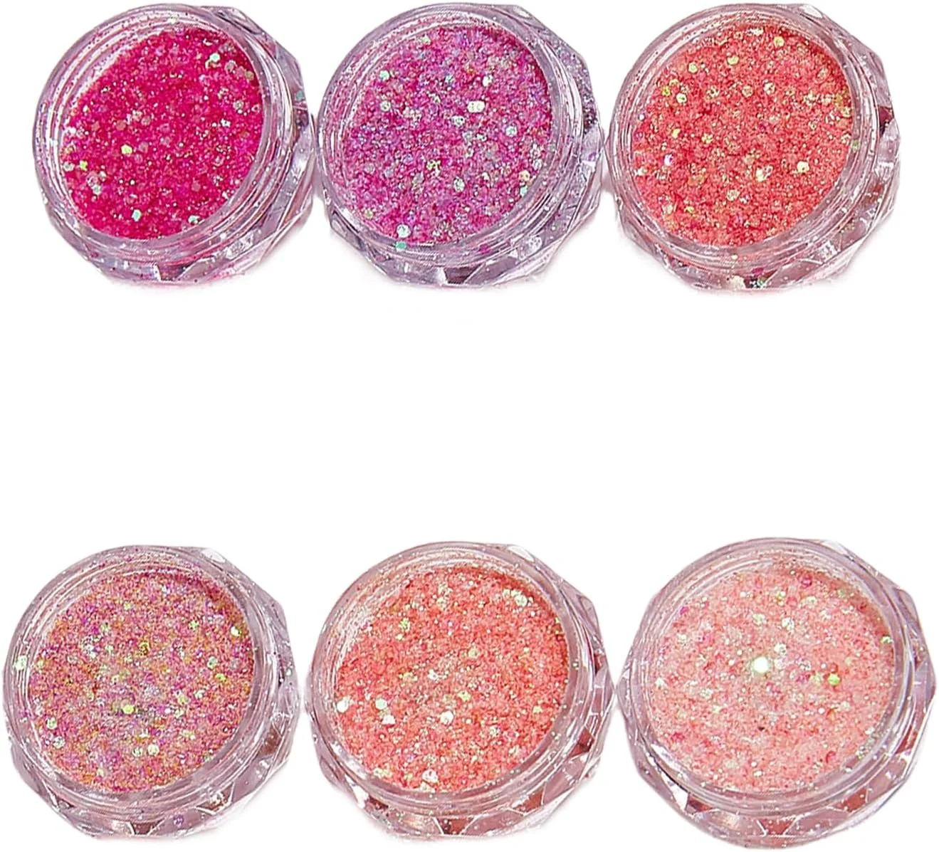 اکلیل ناخن Virellay - پودر اکلیل 6 رنگ - پودر طراحی ناخن (صورتی، 6 عدد) اکلیل ناخن Virellay - پودر اکلیل 6 رنگ - پودر طراحی ناخن (صورتی، 6 عدد)