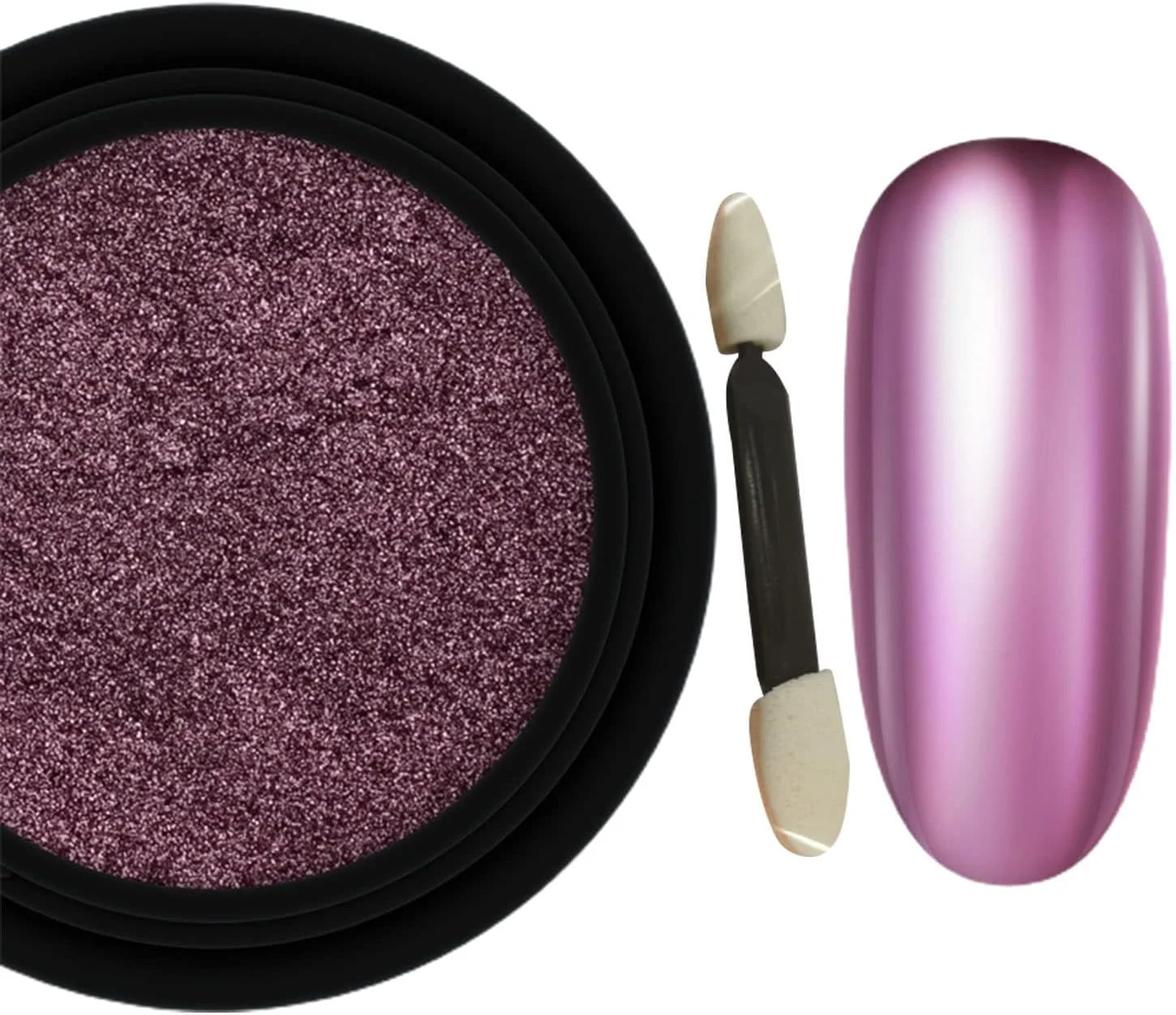 استیکر ناخن، پودر ناخن، اکلیل، رنگ متالیک، پودر پیگمنت آینه ای ناخن با ماندگاری طولانی، پودر تزئین ناخن، پودر ناخن بدون پخش شدن