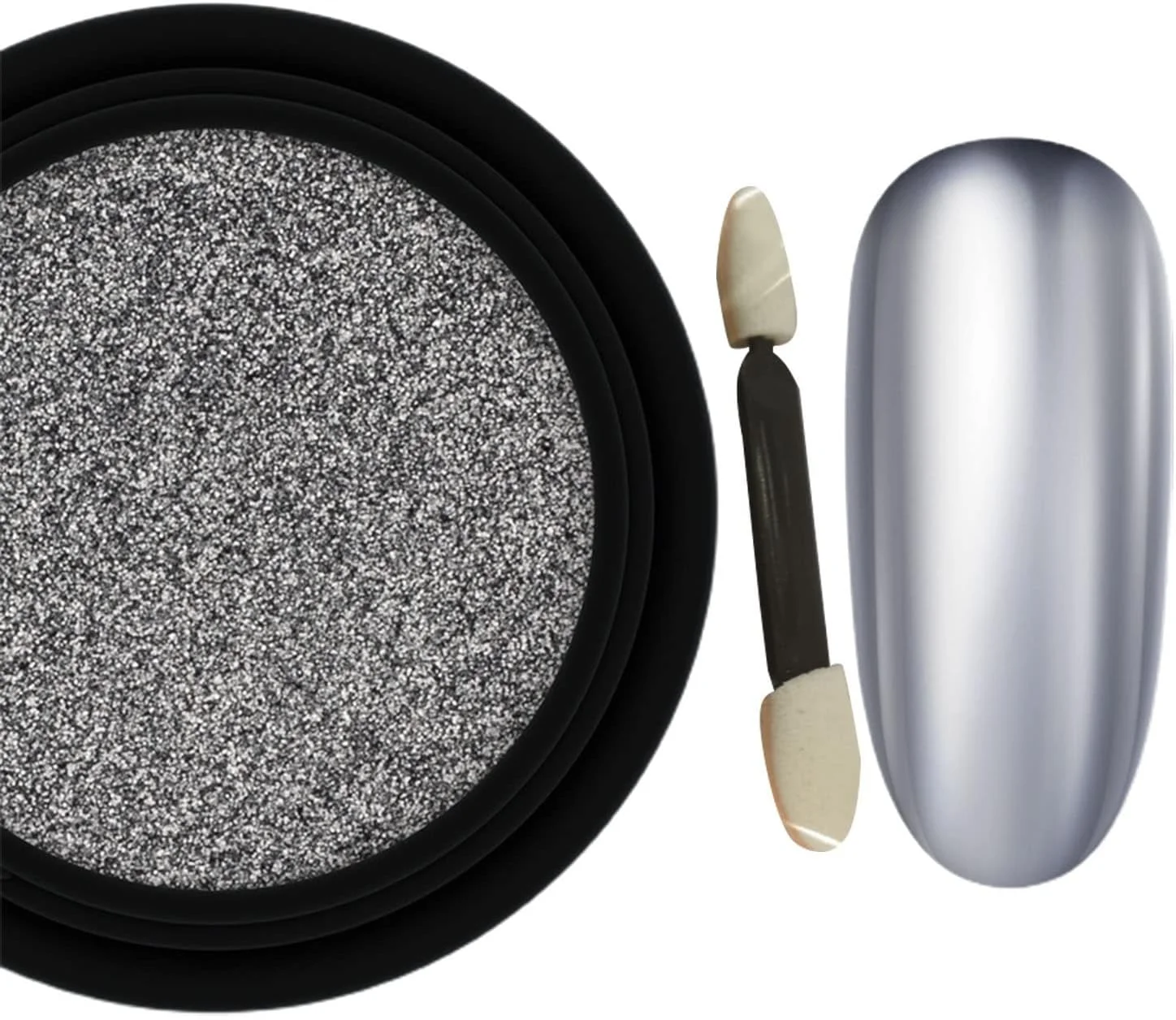 برچسب های طراحی ناخن پودر اکلیلی ناخن رنگ متالیک بادوام طراحی ناخن پودر پیگمنت آینه ای ناخن تزئین ناخن پودر آینه ای ناخن ظریف