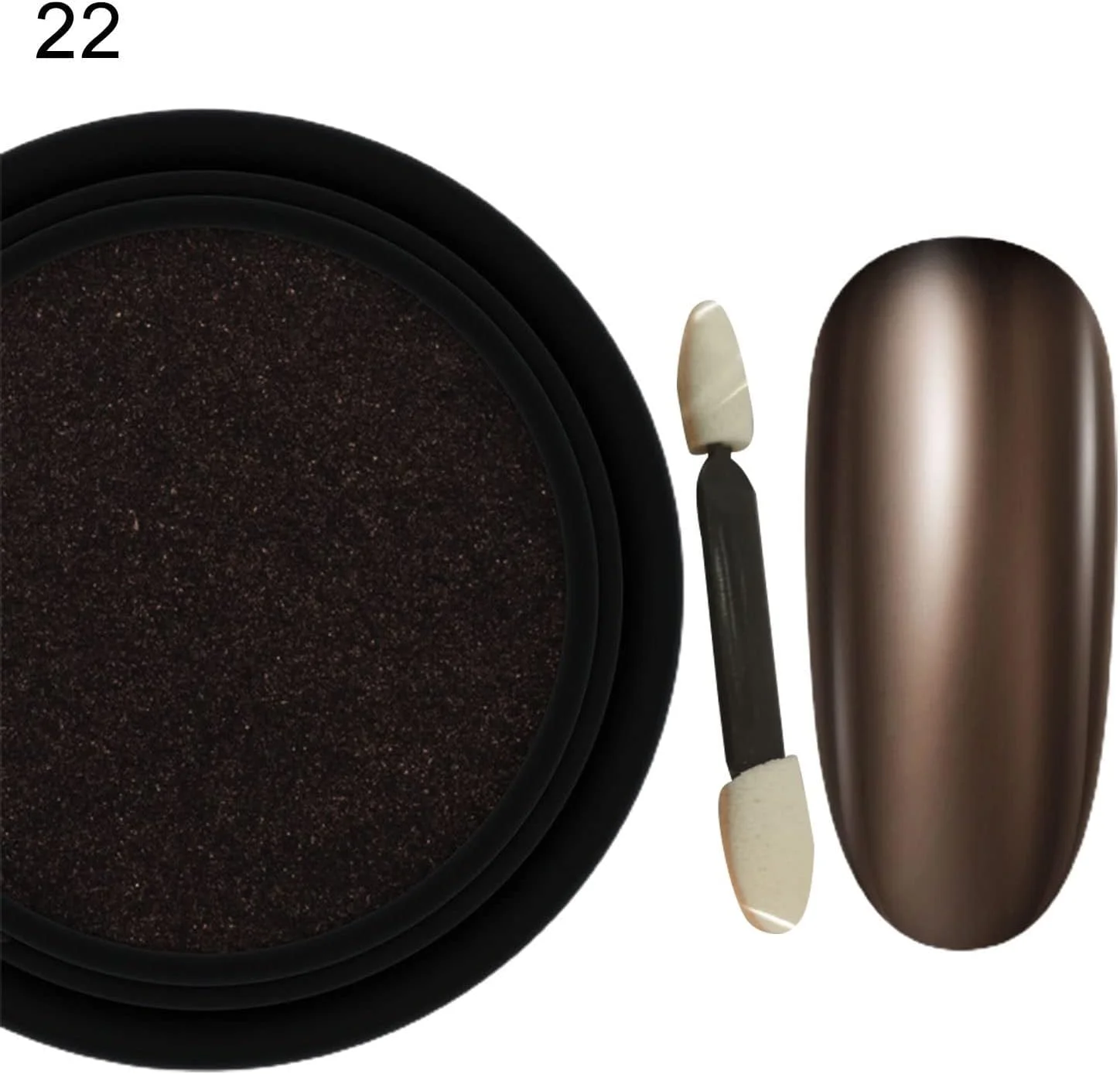 استیکر ناخن، پودر ناخن، اکلیل، رنگ متالیک، پودر پیگمنت آینه ای ناخن با ماندگاری طولانی، پودر تزئین ناخن، پودر ناخن بدون پخش شدن