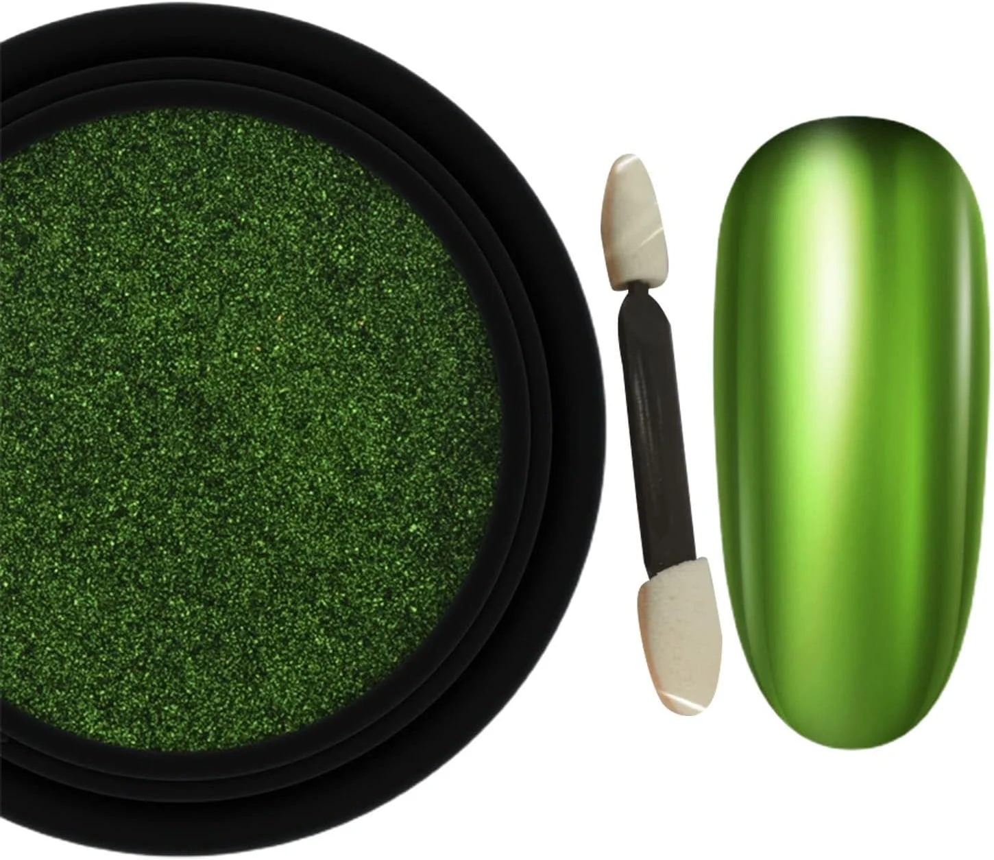 برچسب های طراحی ناخن پودر اکلیلی رنگ متالیک با ماندگاری طولانی پودر پیگمنت آینه ای تزئین ناخن پودر آینه ای ناخن ظریف