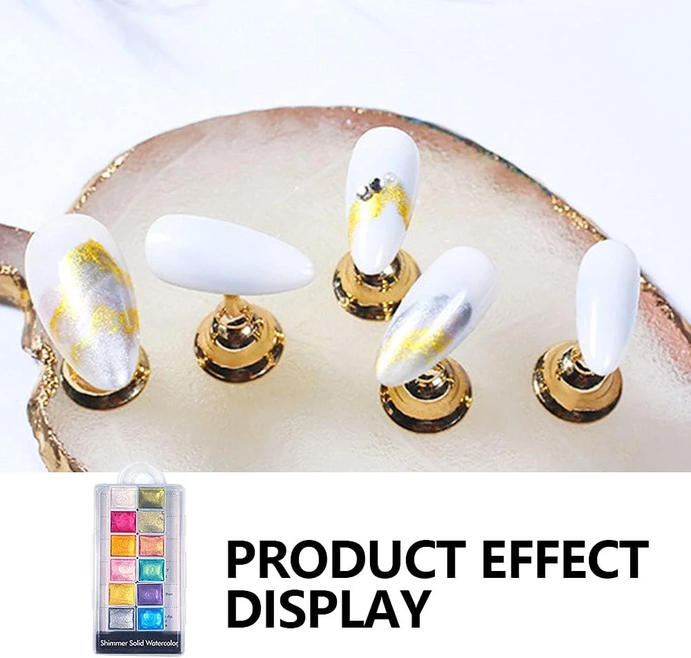 پودر پیگمنت براق آینه ای کروم حرفه ای طراحی ناخن شیلز - بنفش