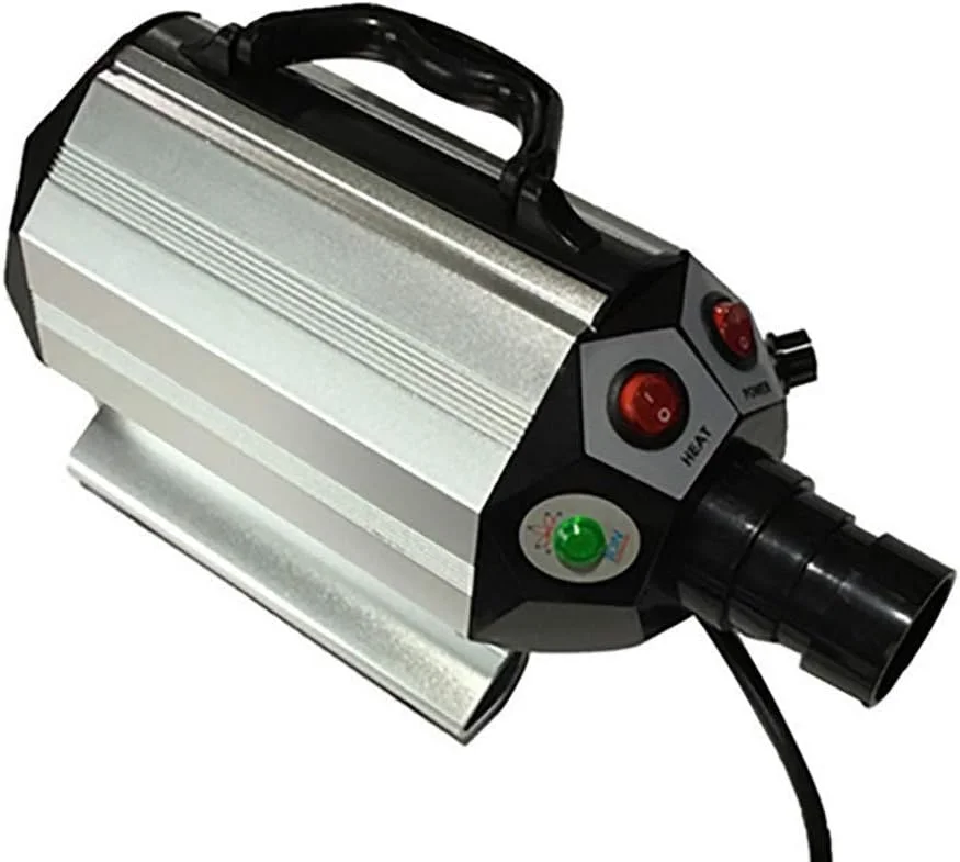 Variable Speed Pet Hair Dryer, High Velocity Hairdryer Blaster Fur Blower Flexible Hose For Dogs And Cats,has 3 Nozzle Options With 2 Gear Temperature dog hair remover washing machine