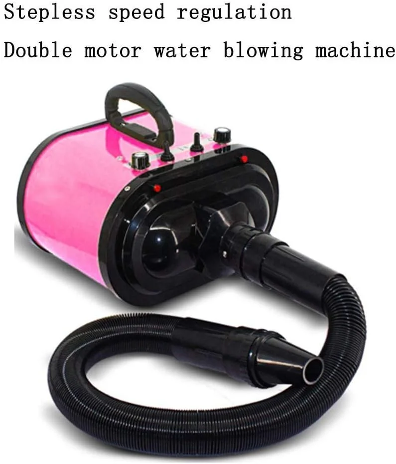 سشوار حیوانات خانگی 800W-3600W، سشوار کم صدا با سرعت متغیر، مناسب برای نظافت سگ، دارای دمای قابل تنظیم، شلنگ انعطاف پذیر 84 سانتی متری به همراه 3 نازل مختلف سشوار حیوانات خانگی 800W-3600W، سشوار کم صدا با سرعت متغیر، مناسب برای نظافت سگ، دارای دمای قابل تنظیم، شلنگ انعطاف پذیر 84 سانتی متری به همراه 3 نازل مختلف