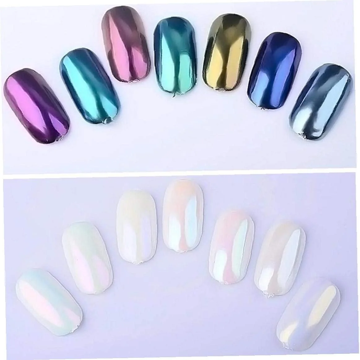 پودر مرواریدی ناخن با اثر آینه‌ای، پودر براق طراحی ناخن رنگین کمانی، رنگدانه‌ی متالیک مانیکور، پودر فوق‌العاده نرم طراحی ناخن (1 گرم، قرمز شرابی)