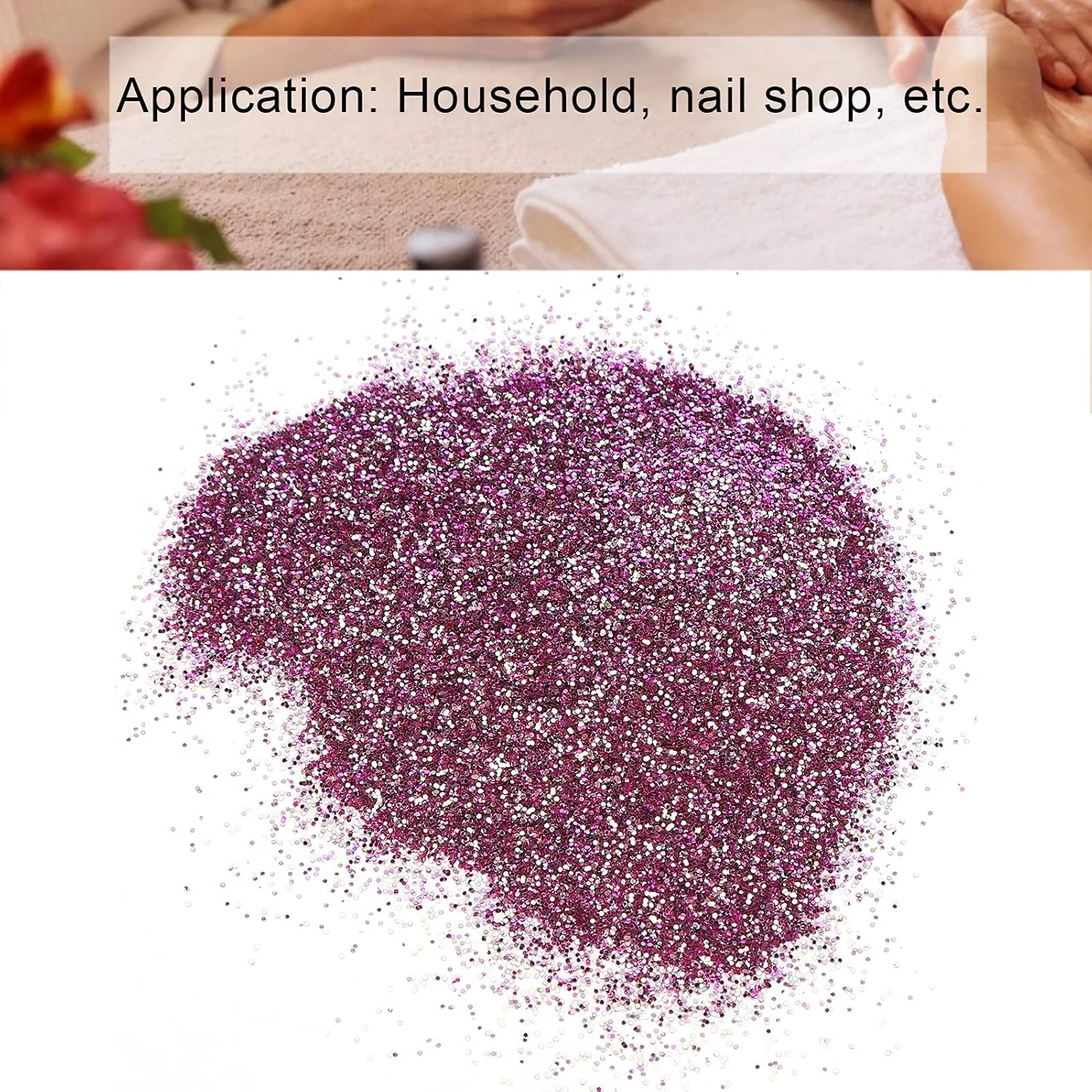 پودر پولک ناخن 50 گرمی، مجموعه گرد و غبار اکلیلی، استفاده آسان و راحت، سبک وزن، اکلیل بادوام، پولک های هولوگرافی، پروژه صنایع دستی DIY، لوازم جانبی تزئین هنر ناخن (#3)