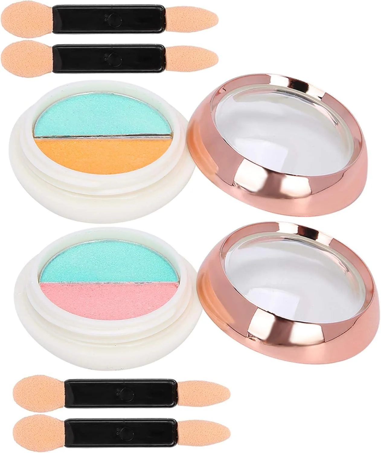 پودر ناخن دو رنگ آینه ای، پودر رنگدانه اکلیلی طراحی ناخن، ابزار مانیکور (2 عدد) پودر ناخن دو رنگ آینه ای، پودر رنگدانه اکلیلی طراحی ناخن، ابزار مانیکور (2 عدد)