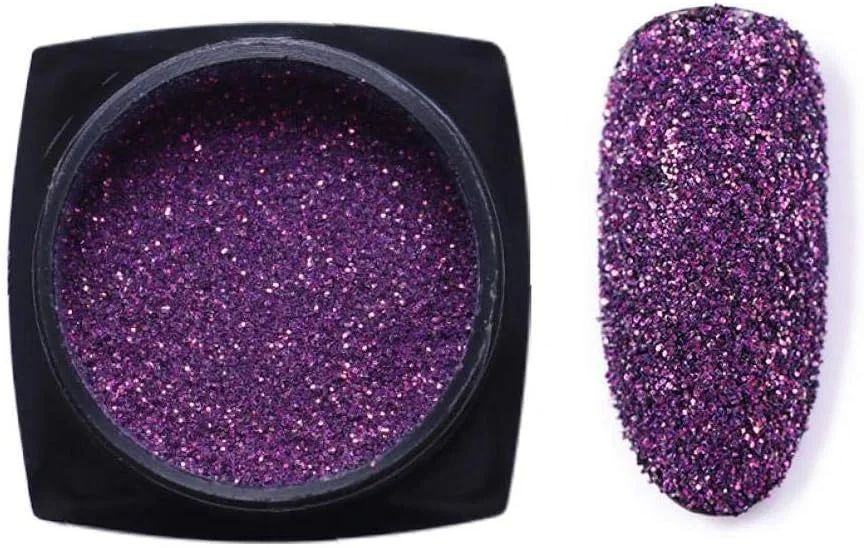 یک جعبه پودر ناخن پودر آینه ای هنر انگشت اکلیلی پودر هولوگرافیک یک جعبه پودر ناخن پودر آینه ای هنر انگشت اکلیلی پودر هولوگرافیک