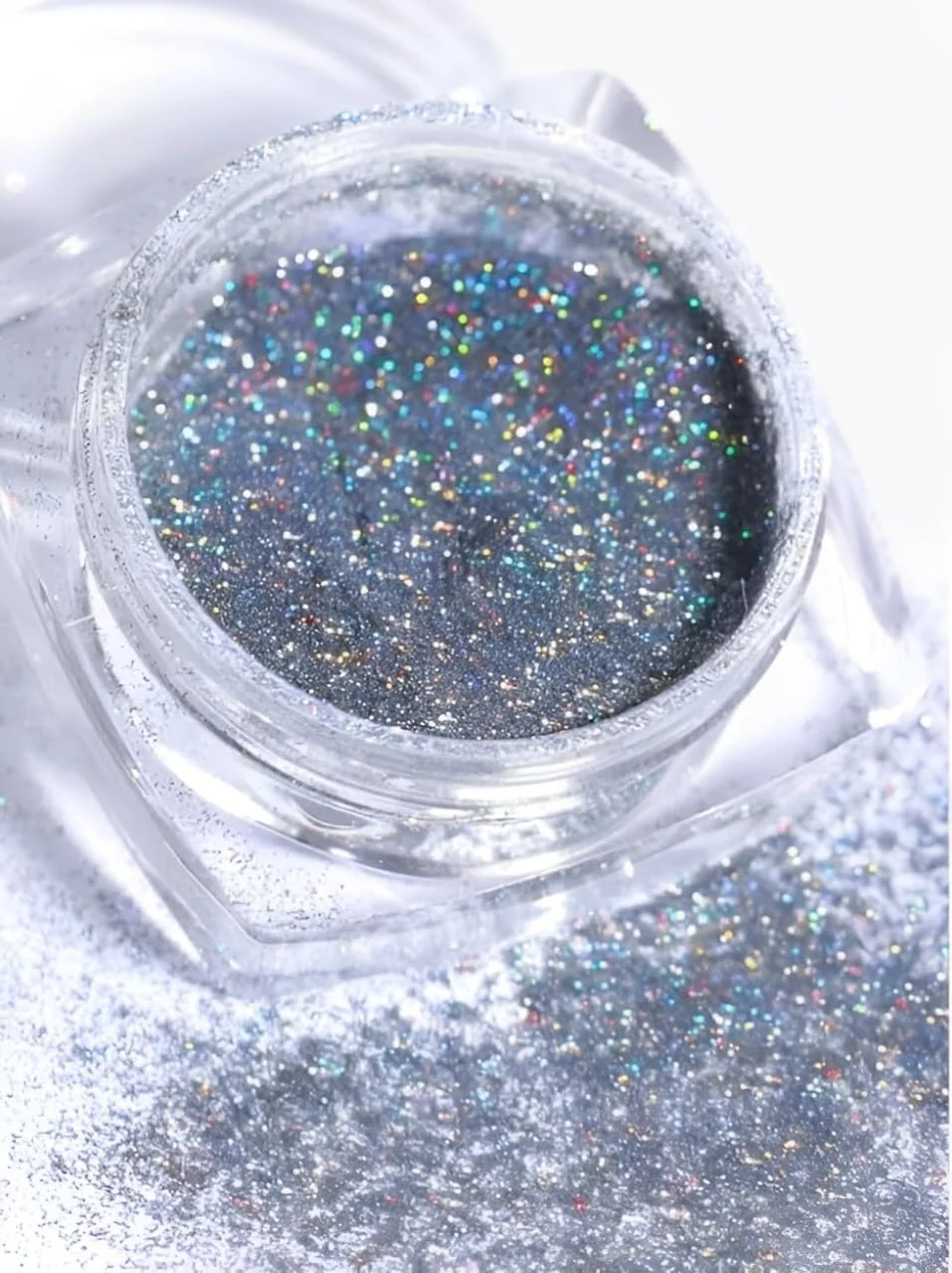 ۱۲ بسته اکلیل رنگی، درخشش چند منظوره برای صورت، بدن و طراحی ناخن