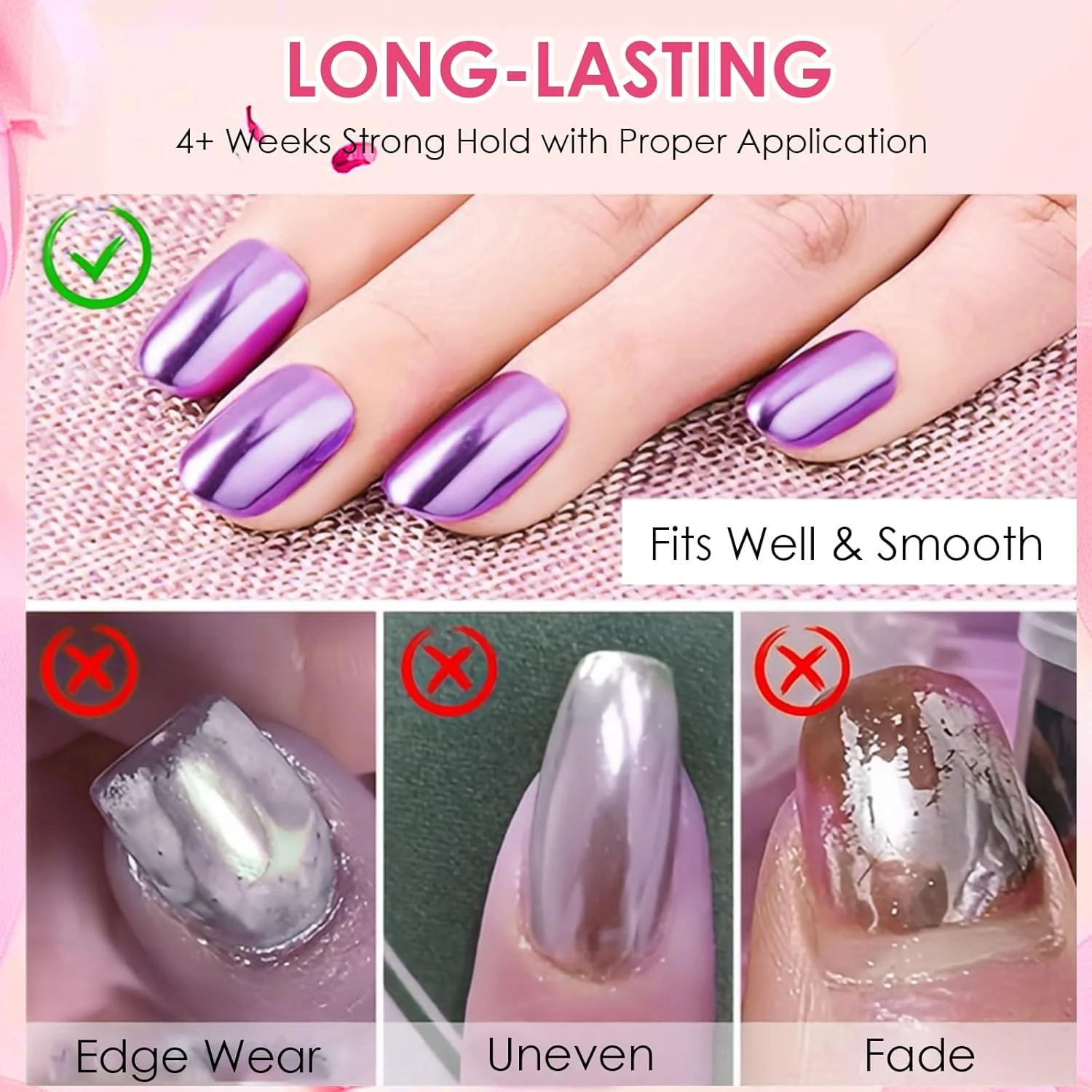 پودر مرواریدی هنر ناخن 6 شیشه ای، پودر اکلیل هنر ناخن با 6 برس اسفنجی، پودرهای کروم ناخن، پودر آینه هولوگرافیک، پودر مروارید براق مانیکور، پودر هولو پری دریایی آرورا برای ناخن