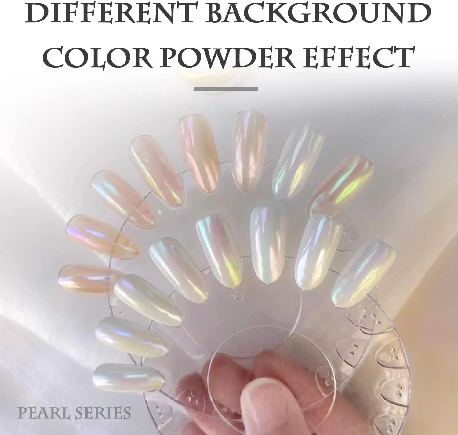 پودر ناخن کروم مرواریدی سفید 2 عددی، جلوه آینه ای، پودر اکلیلی جواهرات ناخن صدفی جادویی آرورا، رنگدانه هولوگرافیک، سمفونی پری دریایی، پودر نئون یخی آرورا، تزئینات طراحی ناخن DIY