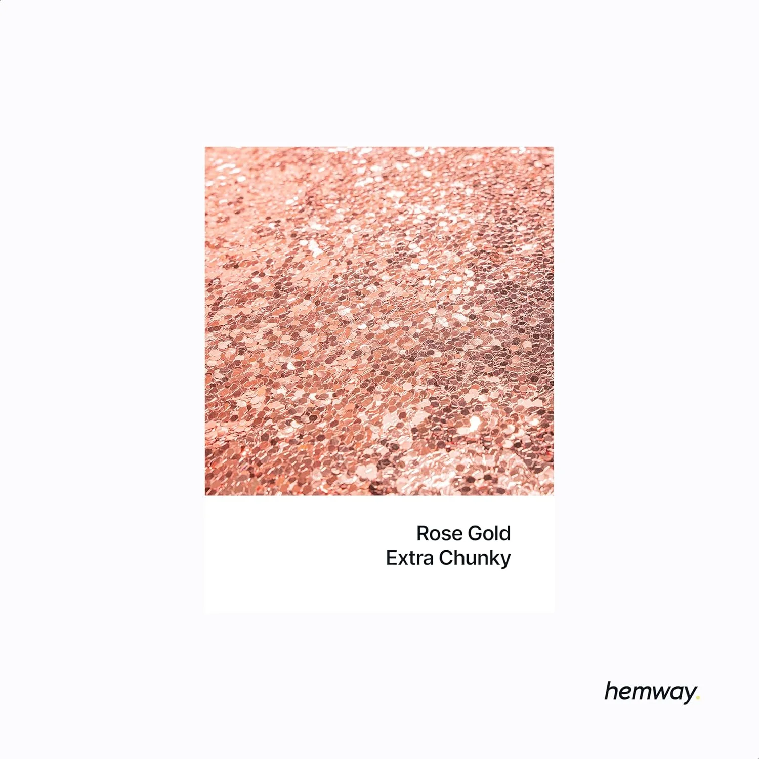 اکلیل رزگلد بسیار درشت Hemway، 115 گرم / 4.1 اونس، پودر متالیک رزین، پولک اکلیلی برای لیوان های اپوکسی، مو، صورت، بدن، چشم، هنر ناخن، جشنواره