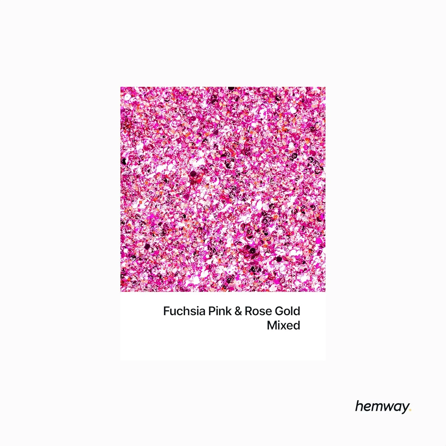 اکلیل درشت Hemway، ۱۰۵ گرم، مخلوطی از پودر اکلیل، پولک و ذرات فلزی مناسب هنر ناخن، بدن، صورت، چشم، مو، رزین اپوکسی، لیوان، صنایع دستی و مهمانی - ترکیب صورتی سرخابی و رزگلد اکلیل درشت Hemway، ۱۰۵ گرم، مخلوطی از پودر اکلیل، پولک و ذرات فلزی مناسب هنر ناخن، بدن، صورت، چشم، مو، رزین اپوکسی، لیوان، صنایع دستی و مهمانی - ترکیب صورتی سرخابی و رزگلد