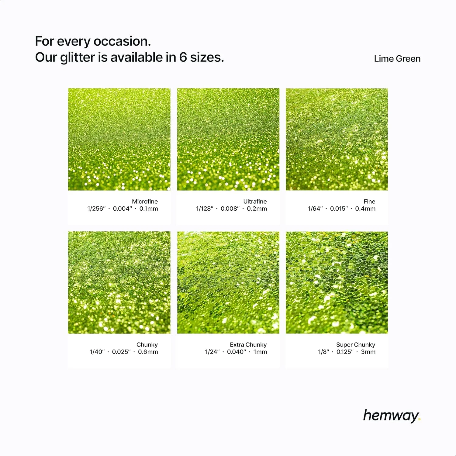 اکلیل سبز لیمویی Hemway، پودر ریز ۱۳۰ گرمی / ۴.۶ اونس، اکلیل فلزی رزینی مناسب برای لیوان‌های اپوکسی، مو، صورت، بدن، چشم، هنر ناخن و جشنواره‌ها