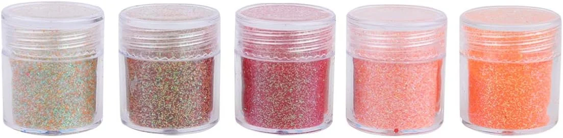 پودر اکلیل ناخن 5 عددی، پودر اکلیل پری دریایی، اکلیل بسیار ظریف، اکلیل آرایشی هنرهای ناخن، پودر اکلیل هنری ناخن