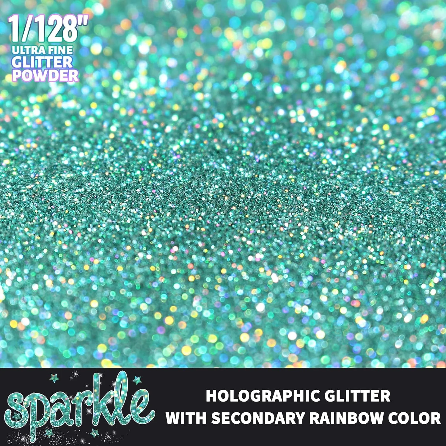 اکلیل فوق العاده ریز هولوگرافیک استانویت، 210 گرم پودر اکلیل رزین پولک های براق، اکلیل فلزی رنگین کمانی 1/128 اینچی برای لیوان های رزینی، صنایع دستی هنری، اکلیل ناخن بدن صورت مو (آبی)