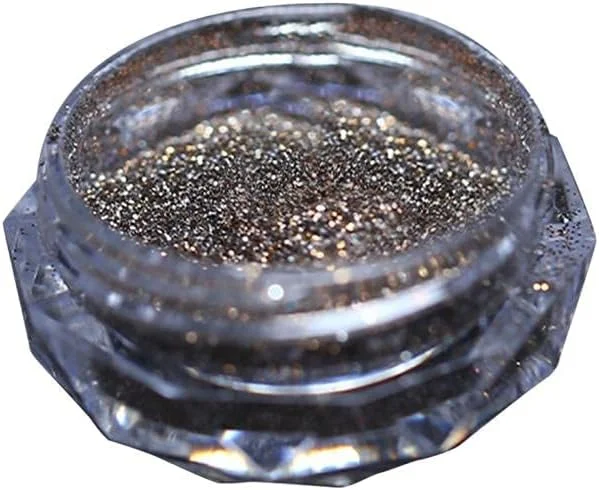 پودر الماس کریستالی هنر ناخن 8 رنگ، پولک های ناخن الماس میکرو مخلوط فلش، رنگدانه کروم براق طلای رز، گرد و غبار رنگدانه های ناخن دکوراسیون سه بعدی هنر ناخن DIY.