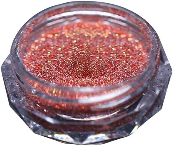 پودر الماس کریستالی هنر ناخن 8 رنگ، اکلیل الماس میکرو مخلوط فلش، پولک ناخن، رنگدانه کروم براق طلای رز، گرد و غبار رنگدانه های ناخن تزئینات سه بعدی هنر ناخن DIY.