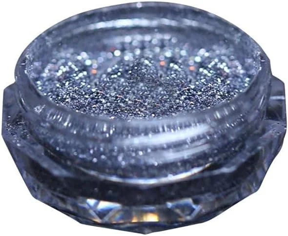 پودر الماس کریستالی هنر ناخن 8 رنگ، پولک های ناخن الماس میکرو مخلوط فلش، رنگدانه کروم براق طلای رز، گرد و غبار رنگدانه های ناخن تزئینات سه بعدی هنر ناخن DIY.