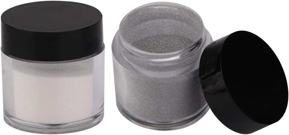 پودر دیپینگ ناخن، پودر اکلیلی هنر ناخن، پودر اکلیلی حرفه ای با جلوه بازتابی، پودر ناخن سالنی فوق العاده، گرد و غبار رنگدانه هنر ناخن برای تزئین هنر ناخن (خاکستری)