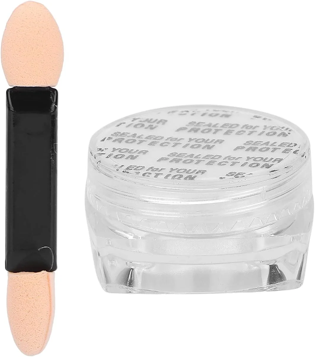 پودر کروم ناخن، پودر اکلیلی DIY برای تزئینات ناخن با جلوه آینه ای براق، با محتوای خالص 2 گرم