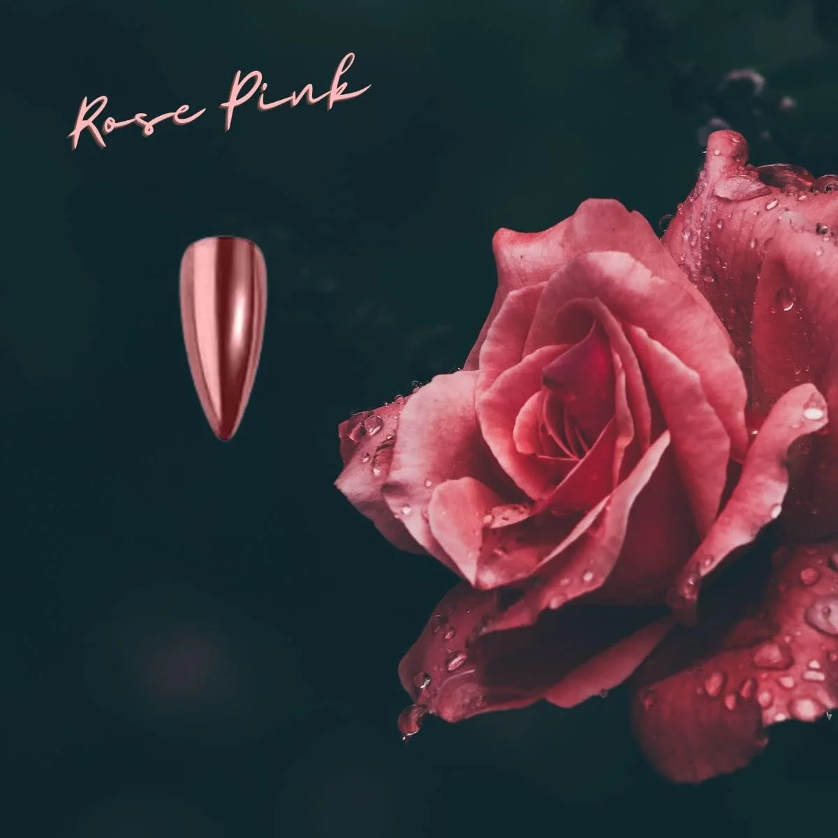 پودر ناخن کروم آینه ای صورتی رز، LILAH'S NAILS. ست پودر رنگدانه هنری ناخن متالیک، پودر اکلیل براق ناخن با جلوه آینه جادویی برای ناخن پودر ناخن کروم آینه ای صورتی رز، LILAH'S NAILS. ست پودر رنگدانه هنری ناخن متالیک، پودر اکلیل براق ناخن با جلوه آینه جادویی برای ناخن