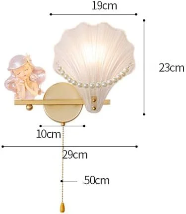 چراغ دیواری مدرن کارتونی RXPVUXE، چراغ دیواری شیشه ای پوسته سفید با کلید زنجیری، دکوراسیون اتاق کودک طلایی نوردیک، چراغ دیواری تزئینی با رشته مروارید برای اتاق دخترانه، اتاق خواب چراغ دیواری مدرن کارتونی RXPVUXE، چراغ دیواری شیشه ای پوسته سفید با کلید زنجیری، دکوراسیون اتاق کودک طلایی نوردیک، چراغ دیواری تزئینی با رشته مروارید برای اتاق دخترانه، اتاق خواب