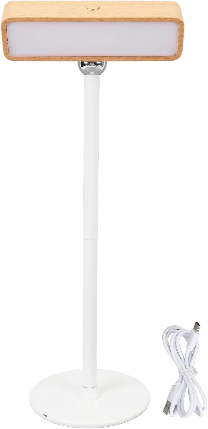 چراغ مطالعه ال ای دی، چراغ دیواری توپی مغناطیسی با چرخش 360 درجه، چراغ رومیزی ال ای دی، نور گرم 3000K، چراغ دیواری قابل تنظیم با کنترل لمسی، چراغ دیواری قابل شارژ