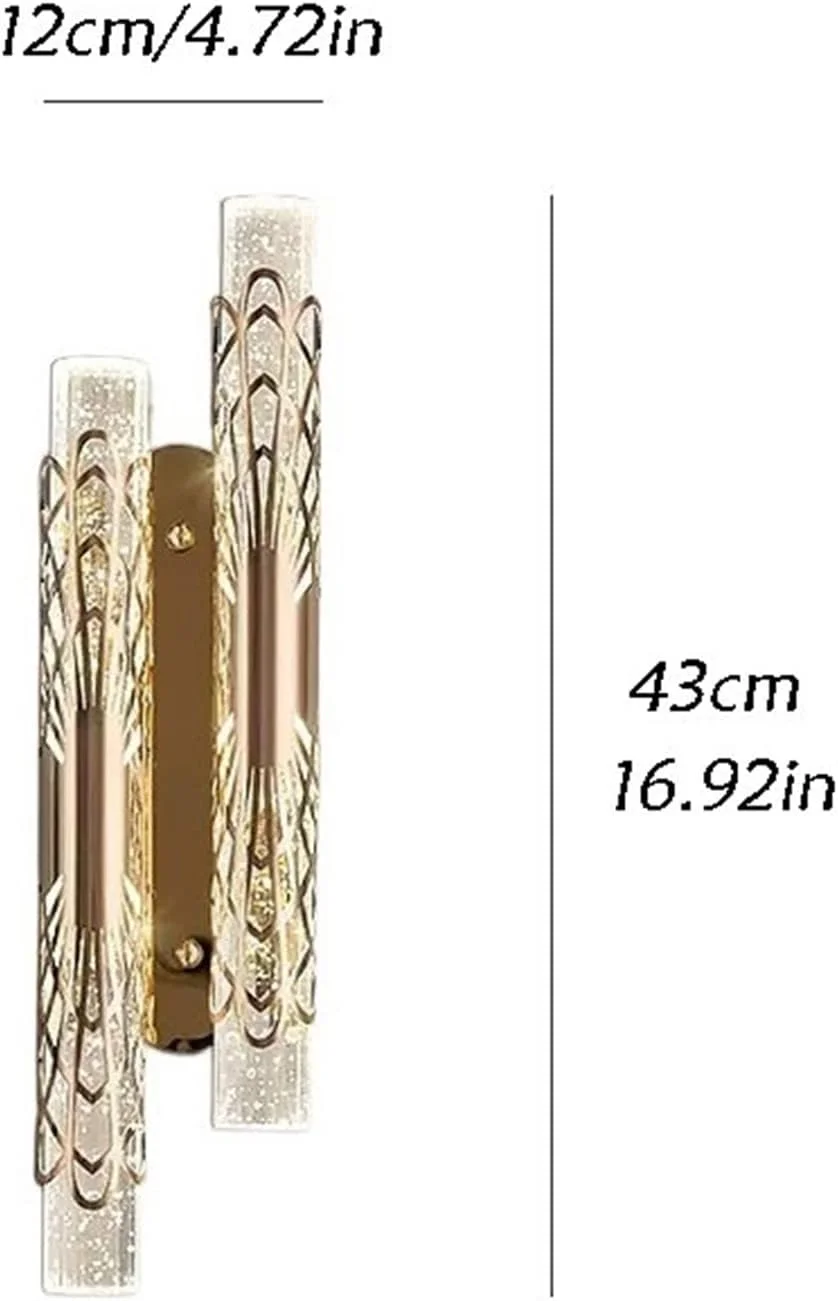 چراغ دیواری شمعدان لوکس کنار تخت، دکوراسیون پس زمینه مدرن و مینیمالیستی، روشنایی راهرو