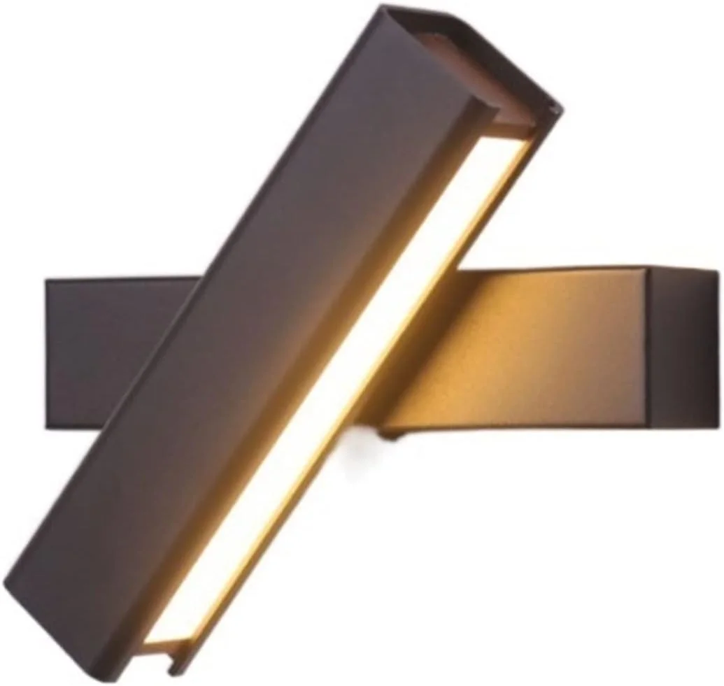 چراغ دیواری شمعدانی، روشنایی داخلی مدرن و مینیمالیستی کنار تخت خواب با چراغ های راهرو و راه پله چرخشی