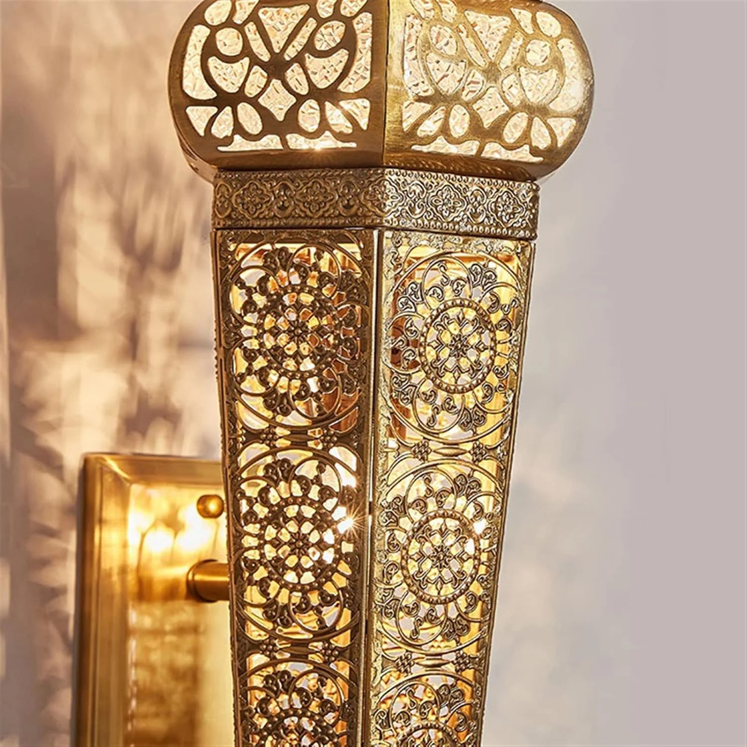 چراغ دیواری شمعدانی، مناسب برای روشنایی داخلی اتاق خواب، کنار تخت، هتل، رستوران، راهرو، تزئین راه پله
