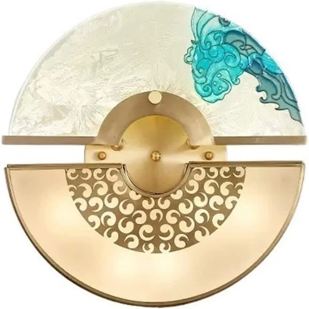 چراغ دیواری میناکاری نفیس، چراغ دیواری تزئینی اتاق خواب، راهرو، مطالعه خلاقانه، کلاسیک